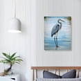 thumbnail image 3 of Canvas Wall Art, Red-Crowned Crane Blue Wall Decor Print Painting Gift Wall Living Room Bedroom Home Office Decoration Painting, 3 of 4
