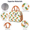 thumbnail image 4 of Lunch Bag Lunch Box for Women Reusable Insulated Lunch Bags,Water-Resistant Pineapple Pattern Cooler Lunch Tote Bag, Large Capacity for Work Travel Picnic, 4 of 6