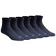 thumbnail image 1 of Dickies Dri-tech - Calcetines para hombre, con control de humedad, disponibles en M-XXL (6, 12, 18 pares), Solid Navy (6 Pares), Large, 1 of 5