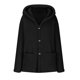 thumbnail image 4 of Abrigo informal con capucha y manga larga para mujer, chaqueta con capucha, suéter de invierno, abrigo cálido de lana con cremallera, abrigo de manga larga para mujer, 4 of 6