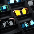 thumbnail image 4 of Organizador de gafas de sol de plástico transparente, bandeja de almacenamiento de gafas de niveles Fokelyi HMHZ775-2, 4 of 4