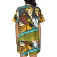 thumbnail image 3 of Lsque Scooby-Doo Women's Short-Sleeved Pajama Set - 2 Piece Soft and Lightweight Sleepwear Set-Large, 3 of 9
