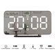thumbnail image 3 of Reloj despertador LED con espejo, pantalla de temperatura y carga USB - Negro elegante  

(Esta versión mantiene las características clave como el diseño espejo, función de temperatura y carga USB,, 3 of 6