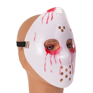 JOYFISCO Halloween Mask Horror Hockey Mask Halloween Masquerade  Party Cosplay Prop Costume Mask : Toys & Games