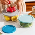 thumbnail image 6 of Freezers and Microwave Safe Borosilicate Glass Container Clear Views Leak Proof to Keep Food Freshness Stackable Multiple Option, 6 of 9