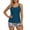 Dark Green, variant on Tankini Sets For Women Two Piece With Shorts Athletic Side Pockets Bathing Suit Summer Beach Pool Swimwear Sky Blue