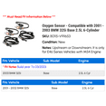 thumbnail image 2 of Oxygen Sensor - Compatible with 2001 - 2003 BMW 325i Base 2.5L 6-Cylinder 2002, 2 of 2