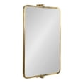 thumbnail image 1 of Kate and Laurel Elijah Pivot Wall Mirror, Gold 20 x 32, 1 of 10