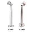 thumbnail image 2 of Tope de puerta alargado Injueey Acero Inoxidable Silencioso Accesorios de Baño Largo 15cm, 2 of 6