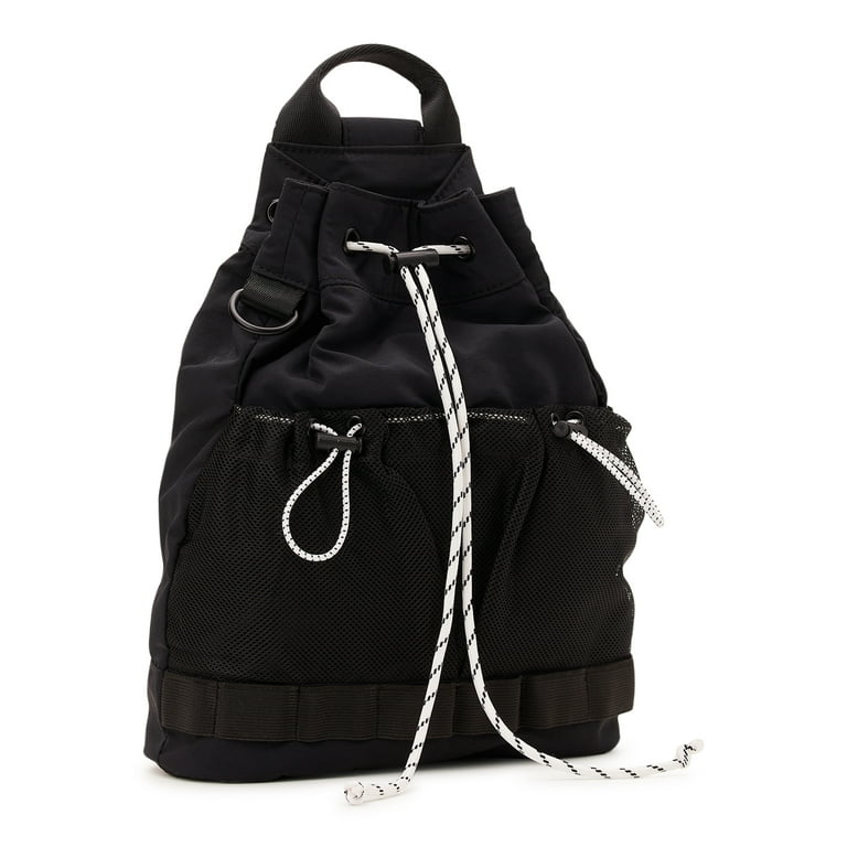 Two Tone Drawstring Backpack  Womens backpack, Women, Workout bags