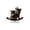 F, variant on pathside Rotating Multicolor Ghost Acrylic Ornament, 360 Degree Cute Halloween Decor for Office Desk