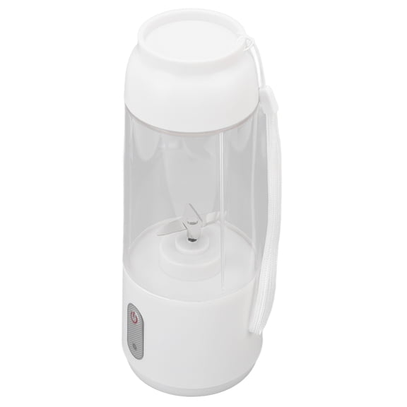 Portable Electric Juicer Cup 10.1 fl oz / 300 ml Small Wireless Blender with USB Charging and Rechargeable 1200mAh Battery for Shakes Smoothies Office White