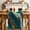 Green, variant on Teal Marble Table Runner 90 Inches Long Farmhouse Dress Scarves, Modern Abstract Gold Fluid Art Dining Tablerunner for Coffee Table/Kitchen Island/Party Décor, 13" x 90"