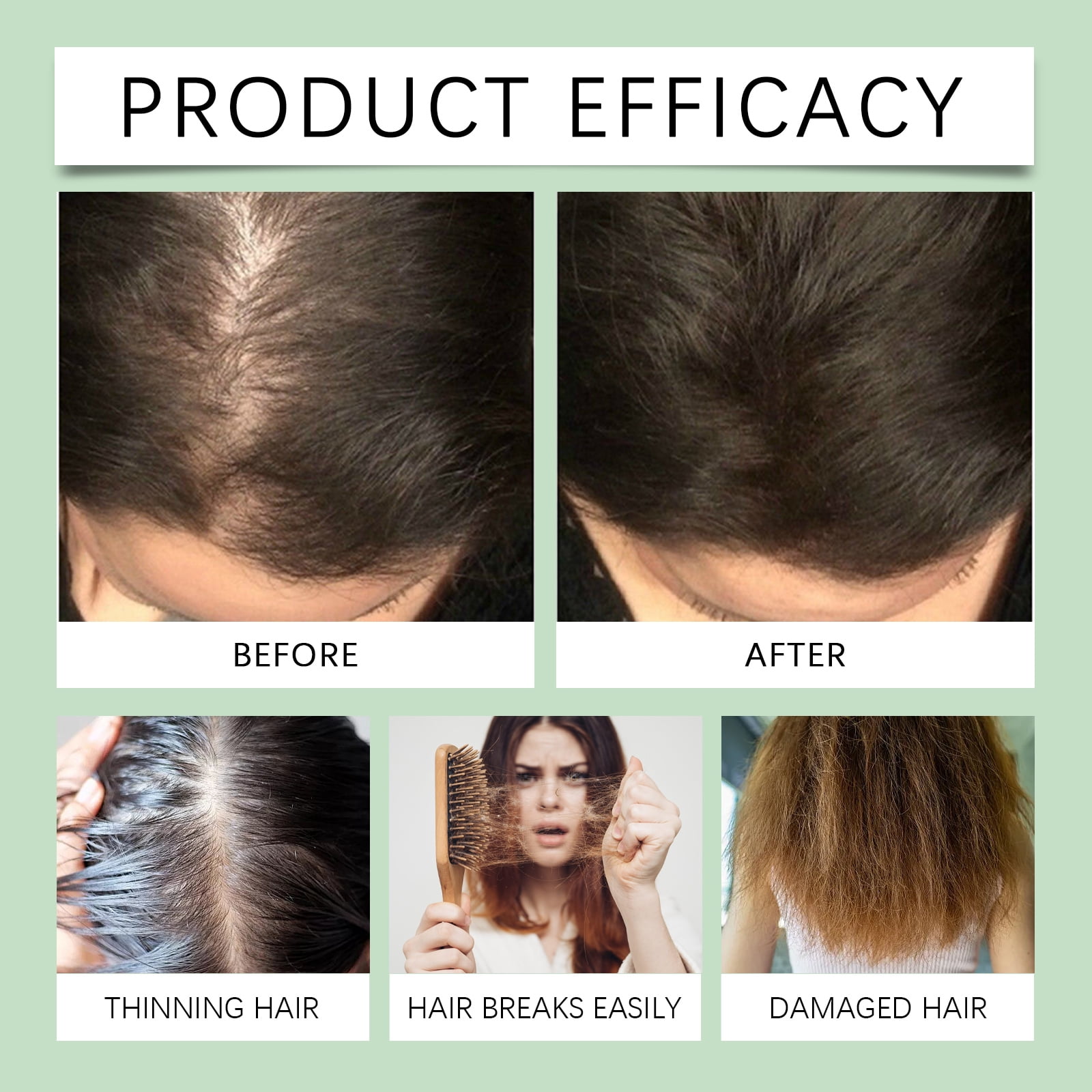 Alvantor Rosemary Hair Oil, Dry and Damaged Hair Care, Moisturizing & Strengthening Silky Oil for All Hair Types, 2fl.oz