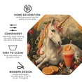 thumbnail image 3 of Kdxio Countryside Fruit White Horse Funny Coasters,4 Pcs Leather Coasters,Housewarming Gifts,Protect Furniture from Water Marks Scratch and Damage, 3 of 6