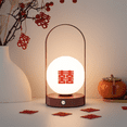 thumbnail image 2 of Portable Outdoor Hanging Table Lamp Dimmable Table Lamp Gold, 2 of 6