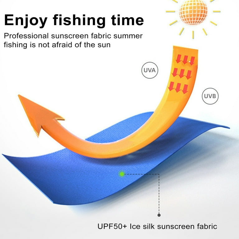 fanshao Sun Protection Gloves Sun Gloves Upf 50 Fingerless Fishing