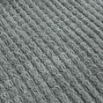thumbnail image 3 of Lavish Home 2-Piece Jacquard Fleece Memory Foam Bathroom Rugs Set (Platinum), 3 of 4