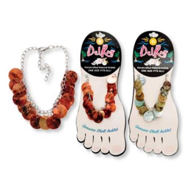 Del Ray Handcrafted Natural Anklet Case Of 72