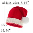 thumbnail image 3 of LEFTHIGH Home Toddler Girl&boy Baby Infant Kids and Winter Christmas Hat Bunny Warm Children's Pure Color Parent-child Woolen Hat Christmas Decor, 3 of 7