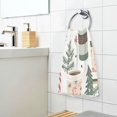 thumbnail image 3 of Yayeee 100% Cotton Hand Towels for Bathroom 16" x 28" Soft Absorbent Kitchen Towel, White Christmas Cups, 3 of 7