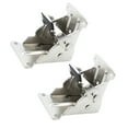 thumbnail image 2 of 2pcs Collapsible Support Frame Self-Locking Folding Table Chair Leg Brackets Hinges for Home Furniture Leg Folding Hinge Bracket Tool 90 Degree (Silver), 2 of 9