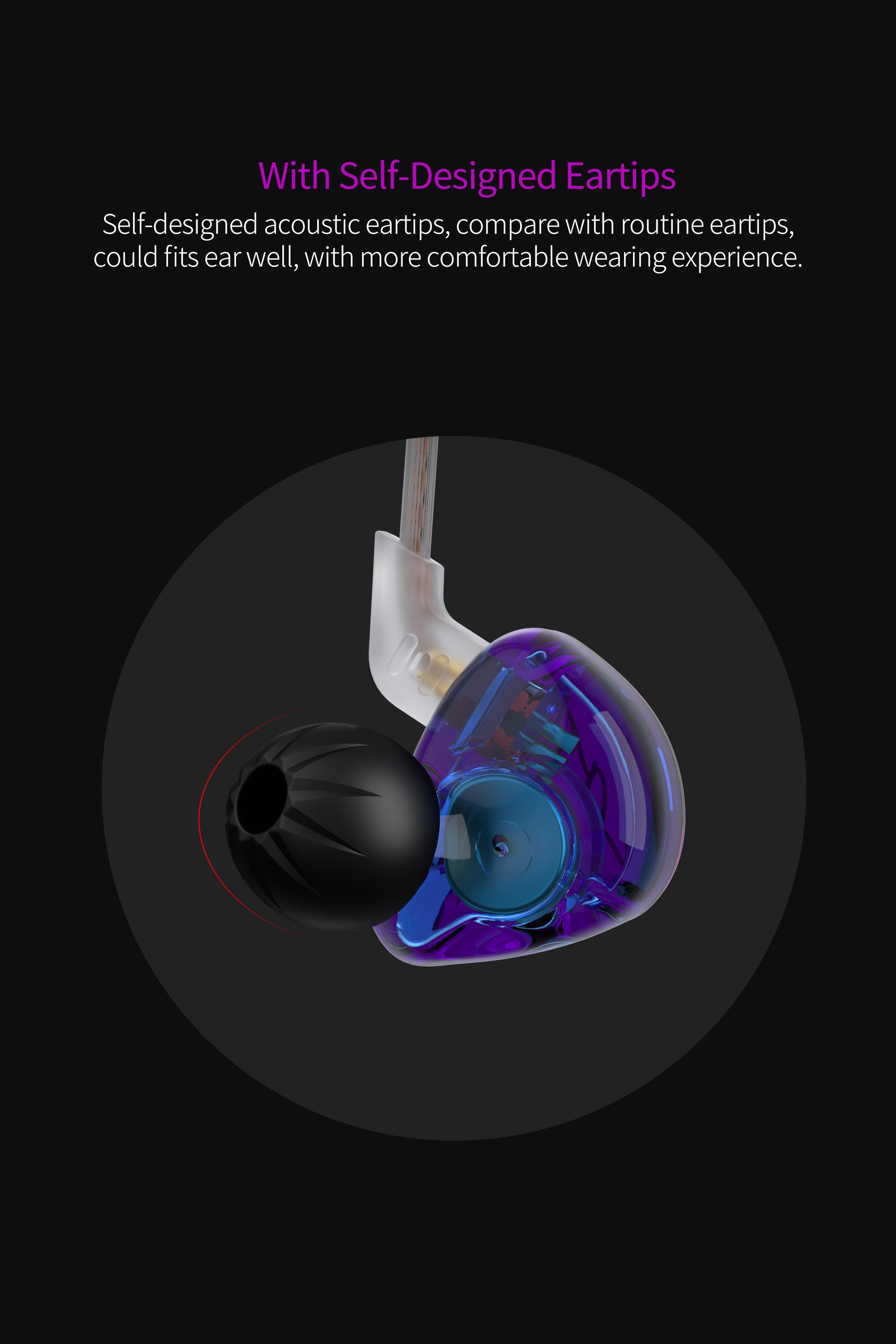 KZ ZST Colorful Hybrid Banlance Armature with Dynamic in-Ear Earphone 1BA+1DD HiFi Headset KZ in Ear Monitors Headphones Wired Earbuds IEM Earphones Gaming Earbuds (Colorful No MIC)