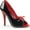 Black/Red Patent, variant on Women's Pleaser Seduce 216