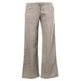 thumbnail image 2 of Ma Croix Womens Linen Pants Casual Lantern Drawstring Palazzo Trousers with Pockets, 2 of 5