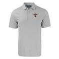 thumbnail image 2 of Men's Cutter & Buck  Gray/White Louisville Cardinals Big & Tall Forge Eco Double Stripe Stretch Recycled Polo, 2 of 3