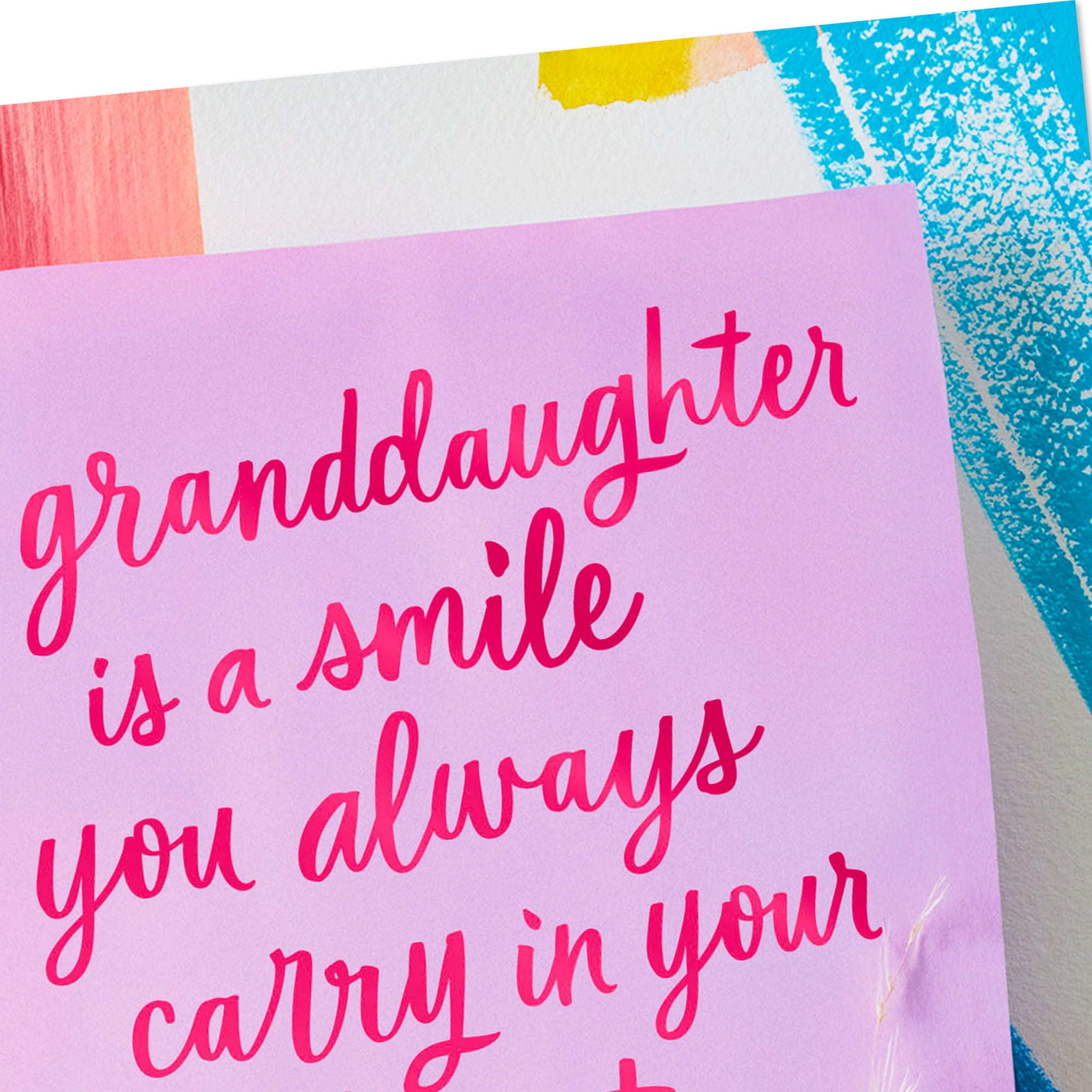 Hallmark Birthday Card for Granddaughter (Another Year of Smiles)