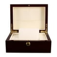 thumbnail image 2 of Classic Solid Wood Watch Case Jewelry Bangle Storage Box Organizer Display W/, 2 of 8
