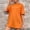 Orange, variant on Bnwani Maxi Dresses for Women,Womens Dresses,Crew Neck,Relaxed Fit,Short Sleeve,Solid,Purple,L