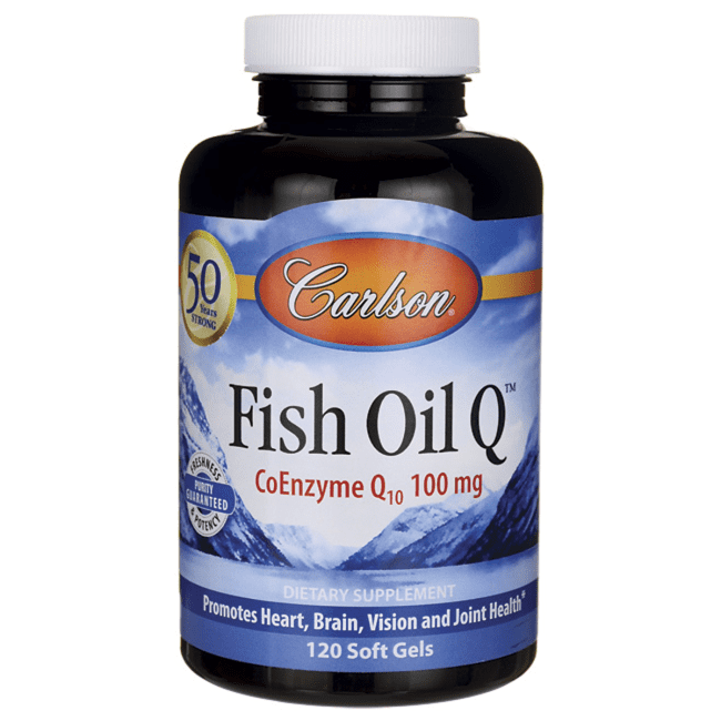 Carlson Fish Oil Q 1,200 mg 120 Sgels.
