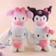 thumbnail image 3 of 22cm Plush Doll Toy Cartoon Girls Soft Stuffed Animal Kuromi Pillow Doll My Doll Gift Toys, 3 of 4