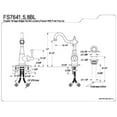 thumbnail image 1 of Fauceture FS7645BL English Vintage Single Handle 4" Centerset Lavatory Faucet, Oil Rubbed Bronze, 1 of 2