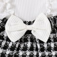 thumbnail image 5 of Sngxgn Baby Girl Cotton Bodysuit Long Sleeve Jumpsuit Outfits Clothes(White,90), 5 of 8