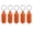 Orange, variant on 5Pcs Plastic Floating Keychain Set Floats Key Chain for Water Sports Boating Swimming Beach Outings Fishing Surfing Accessories, Orange Color