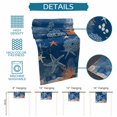 thumbnail image 6 of Navy Blue Coastal Table Runner 108 Inches, Starfish Coral Nautical Summer Beach Ocean Bed Runner Dresser Scarves Tabletop for Indoor Outdoor Parties/Ceremony/Banquet, 13"x 108", 6 of 9