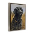 thumbnail image 4 of Stupell Industries Black Lab in Nature Animals Painting Brown Floater Framed Canvas Art Print Wall Art, 17 x 21, 4 of 10