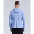 thumbnail image 2 of Locachy Veste à Capuche Légère pour Hommes UPF 50+ Protection Solaire Extérieure à Fermeture Éclair Complète Manches Longues pour la Pêche Randonnée Performance, 2 of 8