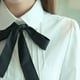 thumbnail image 3 of Camisas Crowdstar para mujer, blusa de vestir informal de manga larga con cuello, estilo profesional, para oficina, con botones y elástica, estilo Oxford., 3 of 8