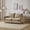 Camel, variant on Christopher Knight Home 3-Piece Modular Sectional Sofa with Ottoman, 69" Upholstered Couch, Solid Wood Frame, White Sand