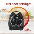 thumbnail image 4 of BLACK+DECKER Lightweight Space Heater for Indoor Use, 1500W Infrared Heater with Overheat Protection, 4 of 7