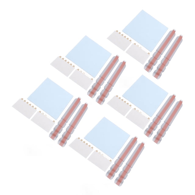 Privacy Screen Adhesive Strips, Privacy Filter Adhesive Strip Set 5 Set Plastic Slide Mount Holder Tabs for Computer Laptop