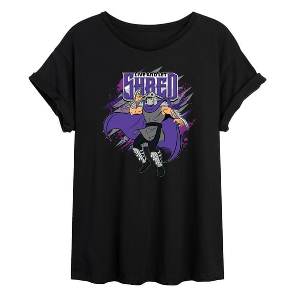 Teenage Mutant Ninja Turtles - Live And Let Shred - Juniors Ideal Flowy Muscle T-Shirt