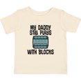 thumbnail image 3 of Inktastic Auto Mechanic Daddy Still Plays with Blocks Boys or Girls Baby T-Shirt, 3 of 5