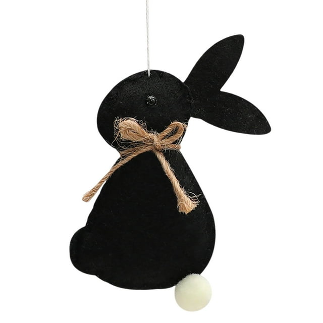Easter Bunny Craft Easter Holiday Decorations Easter Figurines Decorative Rabbit Holiday Bunny Decorations Bunny Figurines Exquisite Easter Deco Car Hanging Decorations Swinging Car Penguin Acrylic