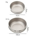 Outdoor Camping Pure Ti Frypan Pan Ultralight Cooking Frying Pan