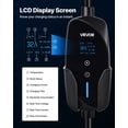 thumbnail image 6 of VEVOR Level 2 EV Charger,32 Amp Adjustable Current,240V Electric Vehicle Portable Charger with 25 ft Charging Cable,NEMA 14-50P Plug,LCD Display, Plug-in Home Car Charging Station for SAE J1772 EV, 6 of 9